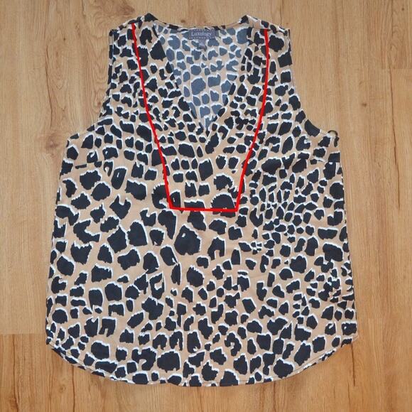 Luxology Tank Blouse Size L - Picture 1 of 3